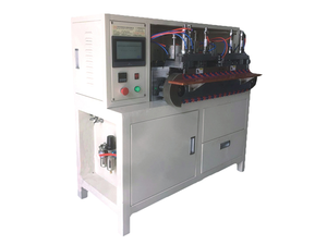 全自动剥皮扭线上锡机