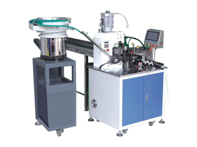 国标两插内架全自动裁线剥皮铆压机